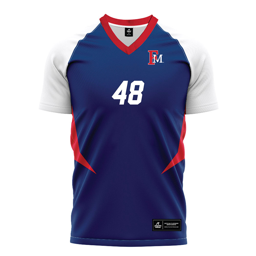 Francis Marion - NCAA Men's Soccer : Gabriel Caston - Blue Soccer Jersey-0