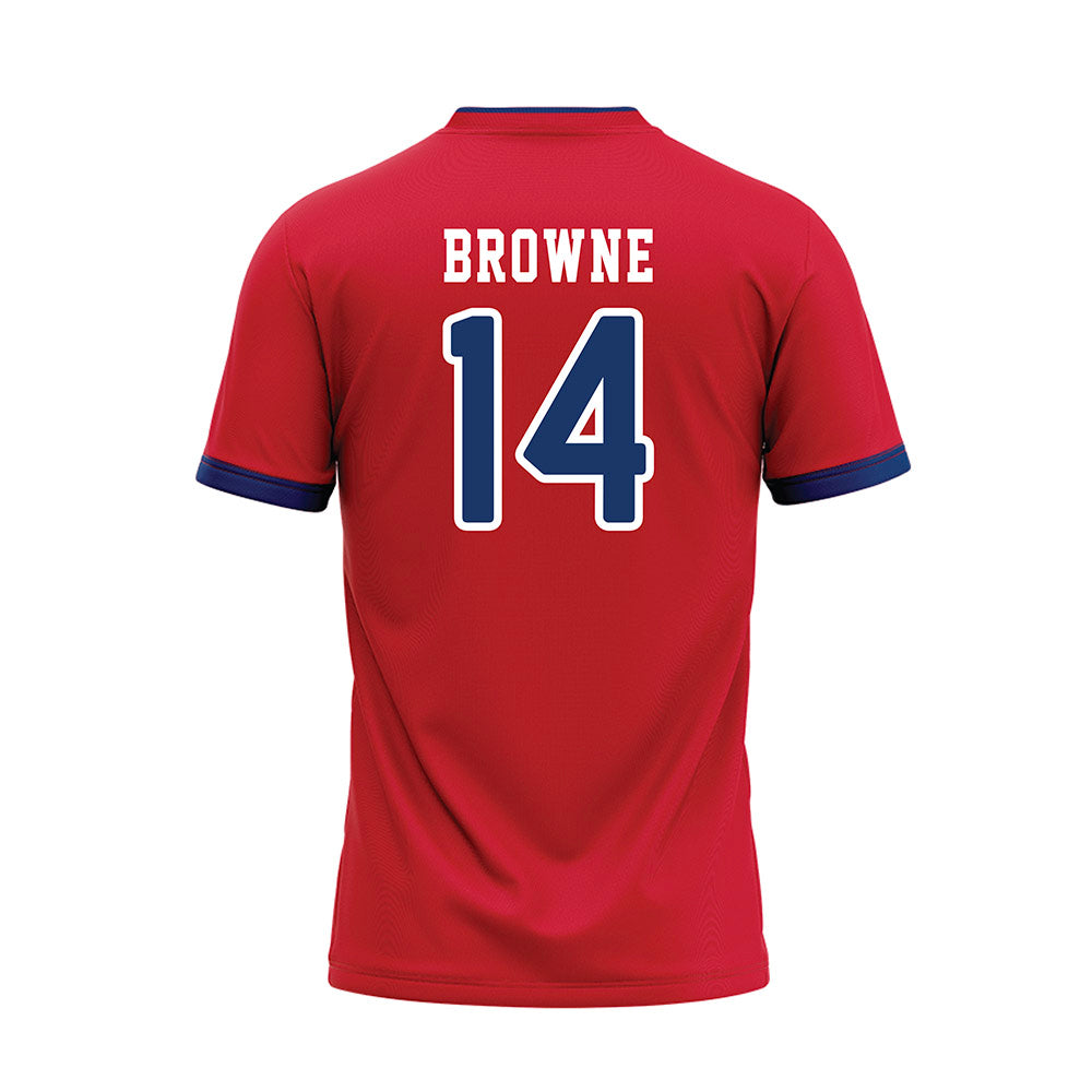 Francis Marion - NCAA Softball : Neilah Browne - Red Baseball Jersey-1