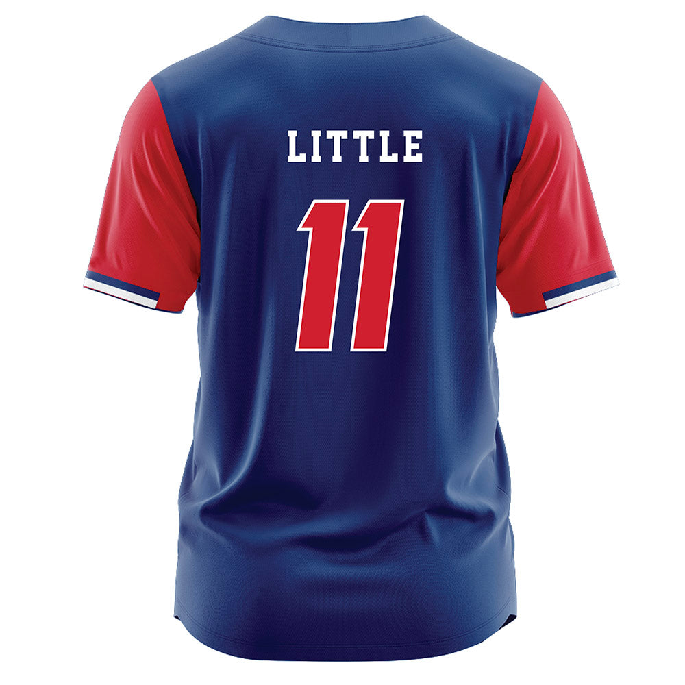 Francis Marion - NCAA Softball : Rachel Little - Blue Jersey-1