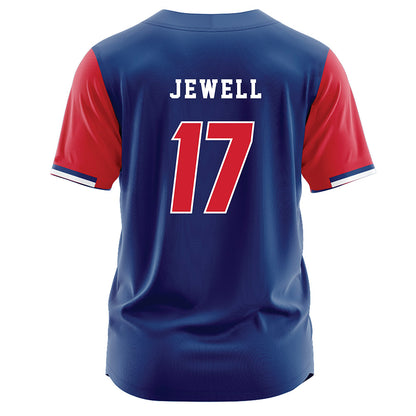 Francis Marion - NCAA Softball : McKenzie Jewell - Blue Jersey-1