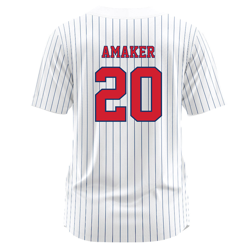 Francis Marion - NCAA Softball : Lainey Amaker - White Jersey-1