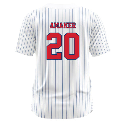 Francis Marion - NCAA Softball : Lainey Amaker - White Jersey-1