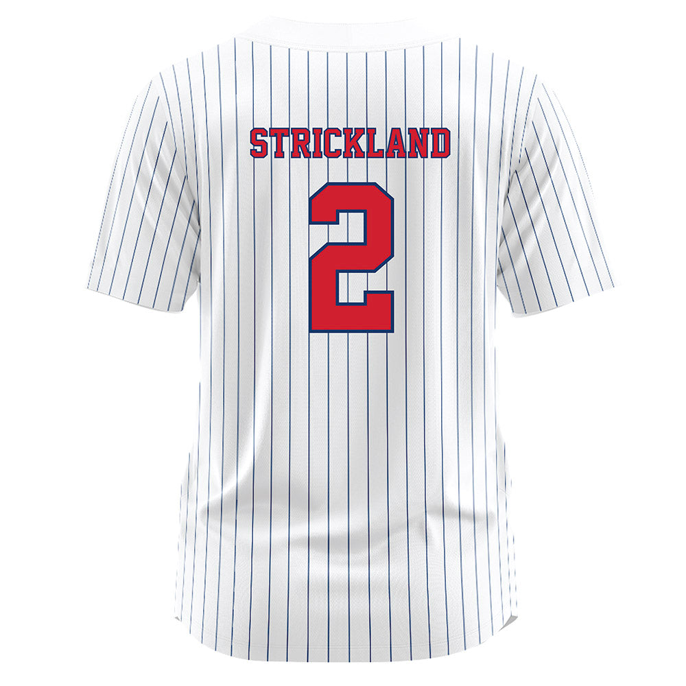 Francis Marion - NCAA Softball : Paige Strickland - White Jersey-1
