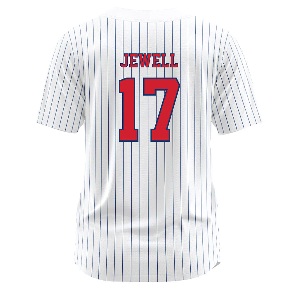 Francis Marion - NCAA Softball : McKenzie Jewell - White Jersey-1