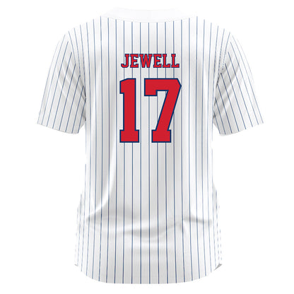 Francis Marion - NCAA Softball : McKenzie Jewell - White Jersey-1