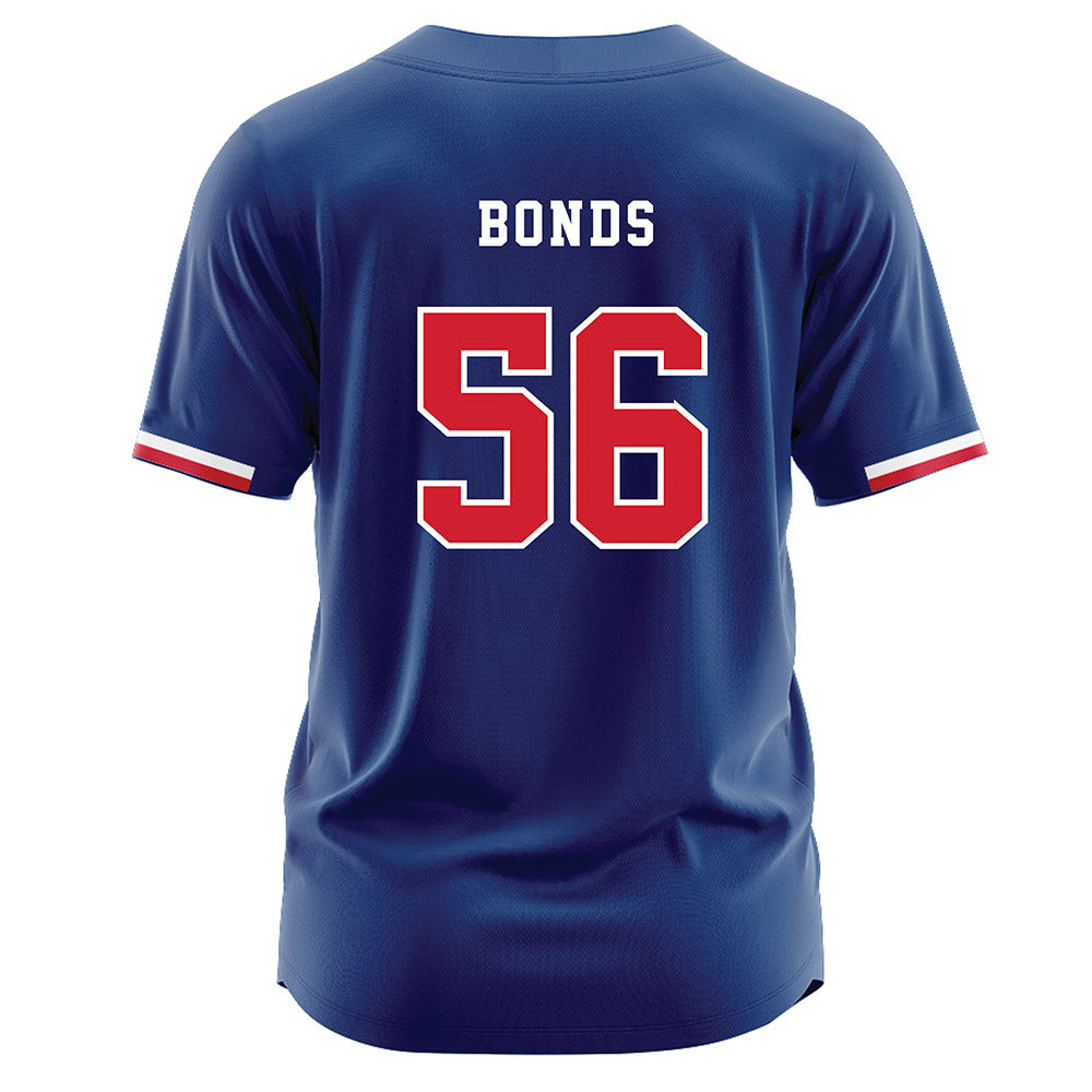 Francis Marion - NCAA Baseball : Charlie Bonds - Blue Jersey-1