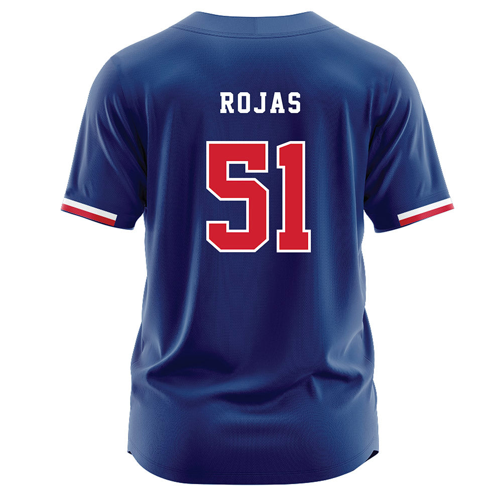 Francis Marion - NCAA Baseball : Eze Rojas - Blue Jersey-1