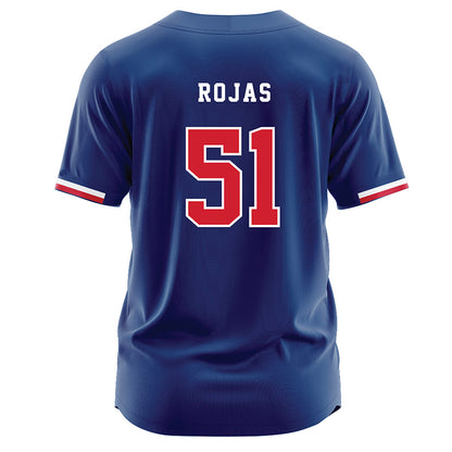Francis Marion - NCAA Baseball : Eze Rojas - Blue Jersey-1