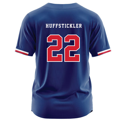 Francis Marion - NCAA Baseball : Mason Huffstickler - Blue Jersey-1