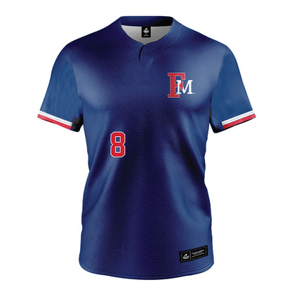 Francis Marion - NCAA Baseball : Adrian Nina - Blue Jersey-0
