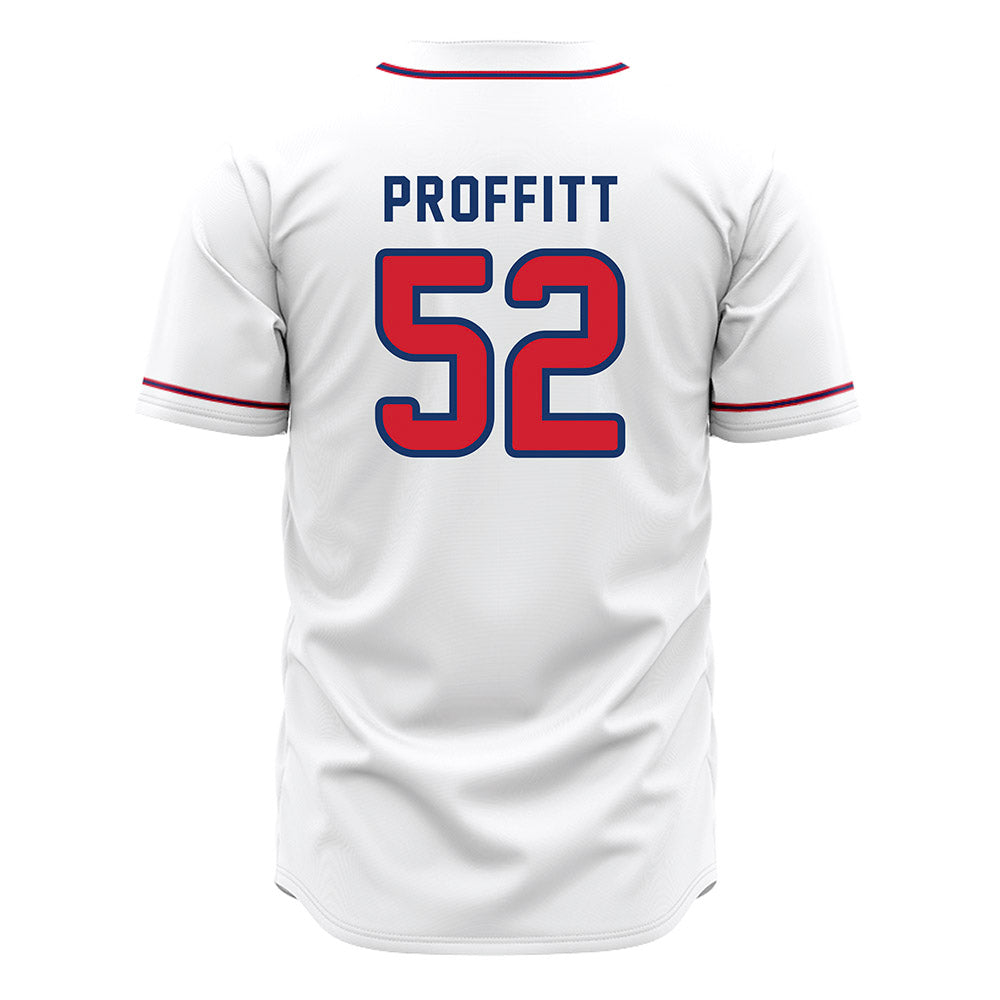 Francis Marion - NCAA Baseball : Myles Proffitt - White Jersey-1