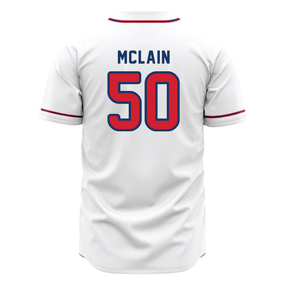 Francis Marion - NCAA Baseball : Reed McLain - White Jersey-1