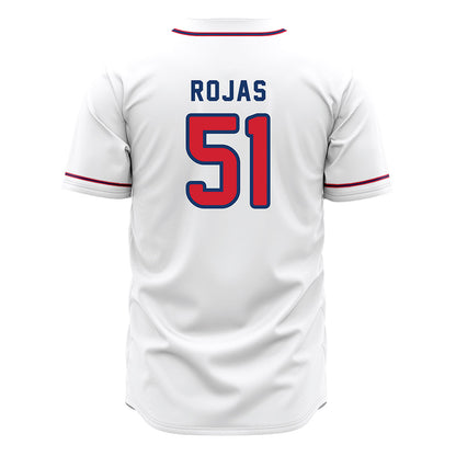 Francis Marion - NCAA Baseball : Eze Rojas - White Jersey-1