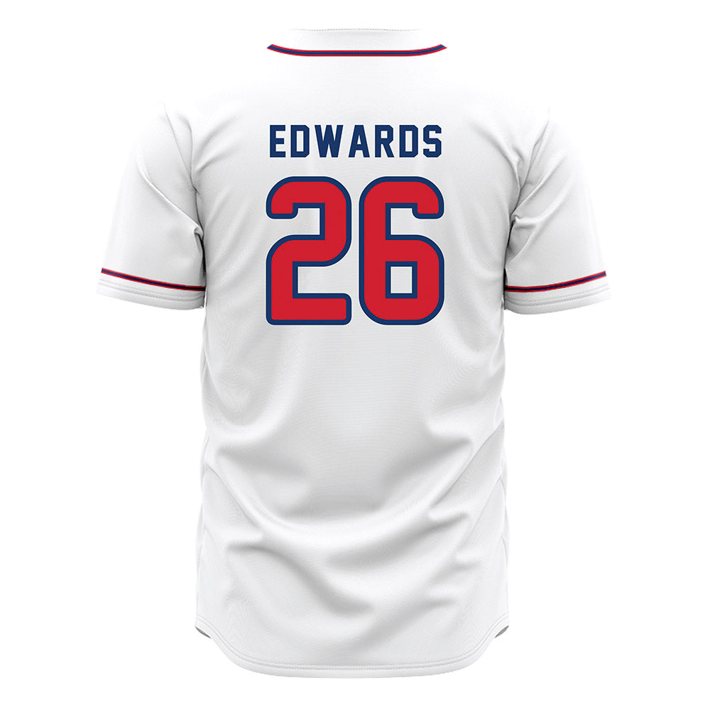 Francis Marion - NCAA Baseball : Roman Edwards - White Jersey-1