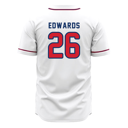Francis Marion - NCAA Baseball : Roman Edwards - White Jersey-1