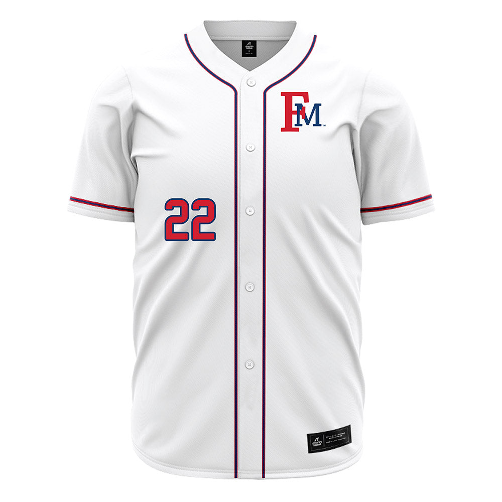 Francis Marion - NCAA Baseball : Mason Huffstickler - White Jersey-0