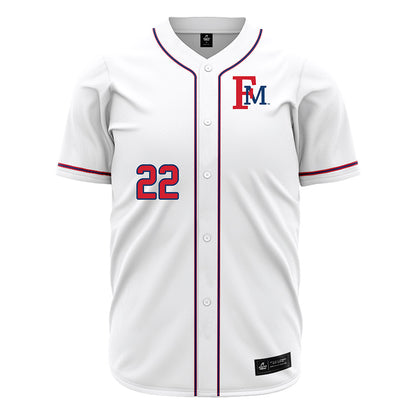 Francis Marion - NCAA Baseball : Mason Huffstickler - White Jersey-0