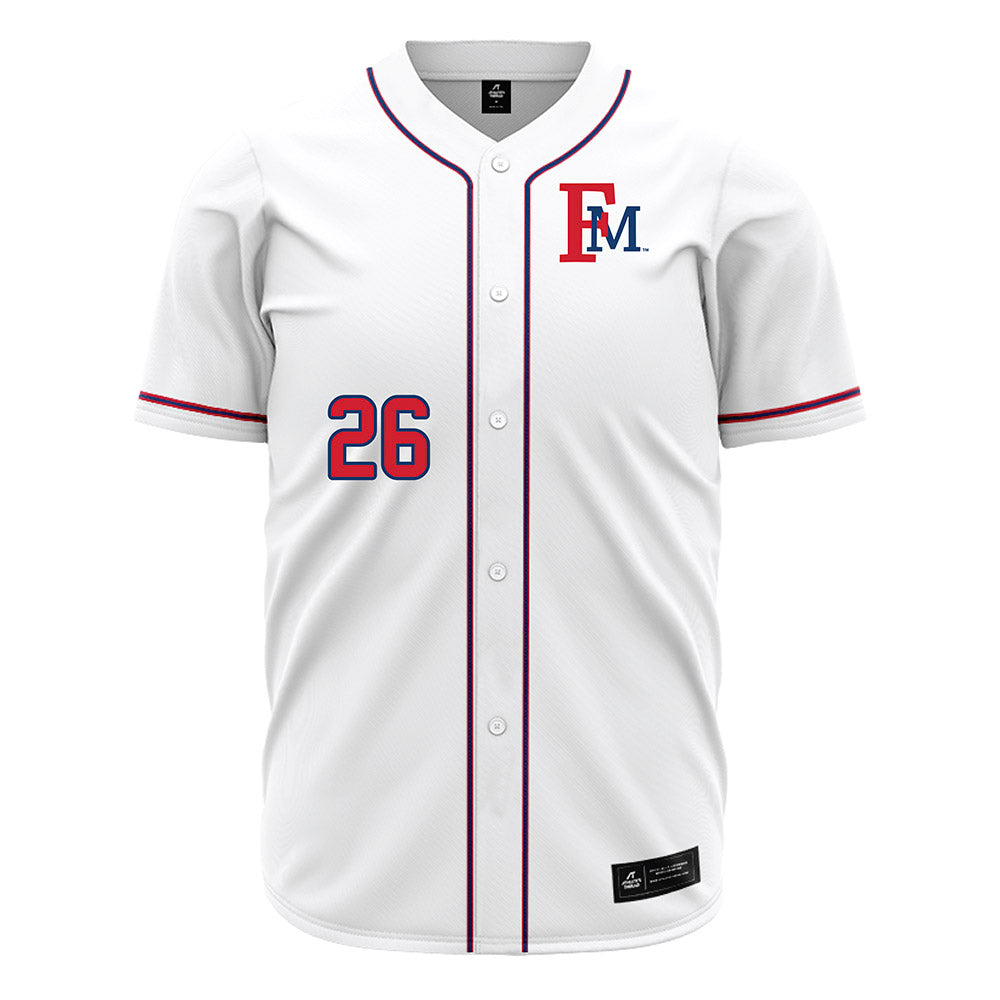 Francis Marion - NCAA Baseball : Roman Edwards - White Jersey-0