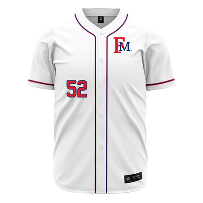 Francis Marion - NCAA Baseball : Myles Proffitt - White Jersey-0