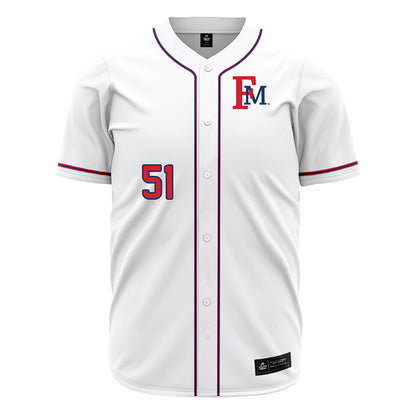 Francis Marion - NCAA Baseball : Eze Rojas - White Jersey-0