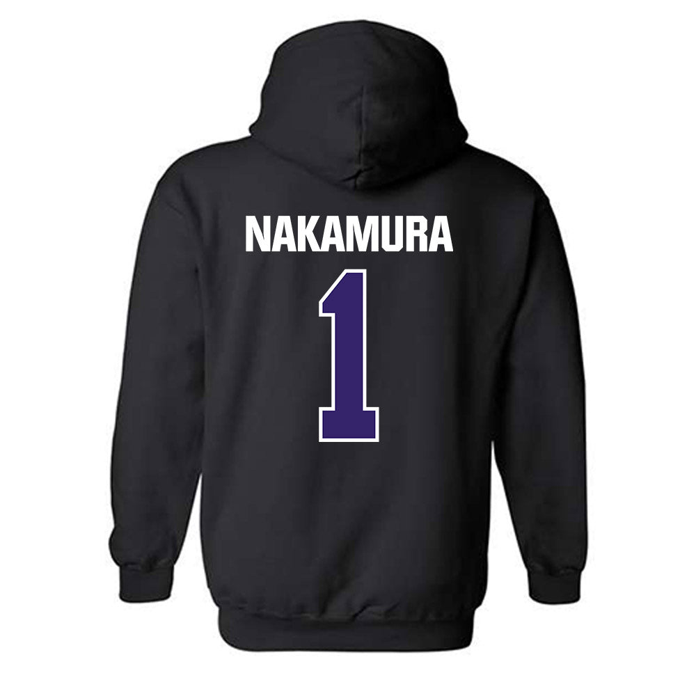 Portland - NCAA Baseball : Logan Nakamura - Hooded Sweatshirt-1