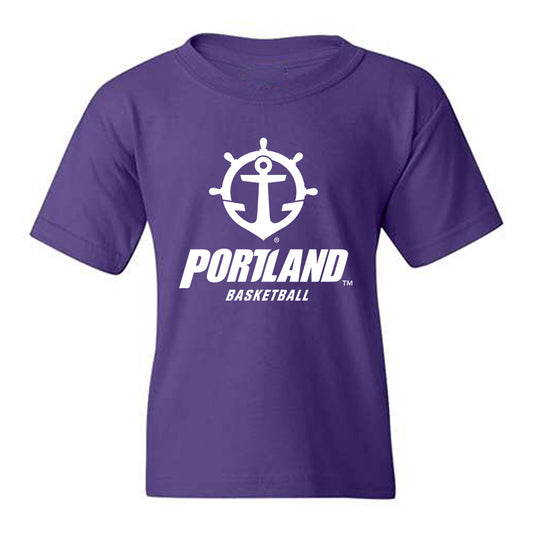 Portland - NCAA Men's Basketball : Riley Parker - Youth T-Shirt-0
