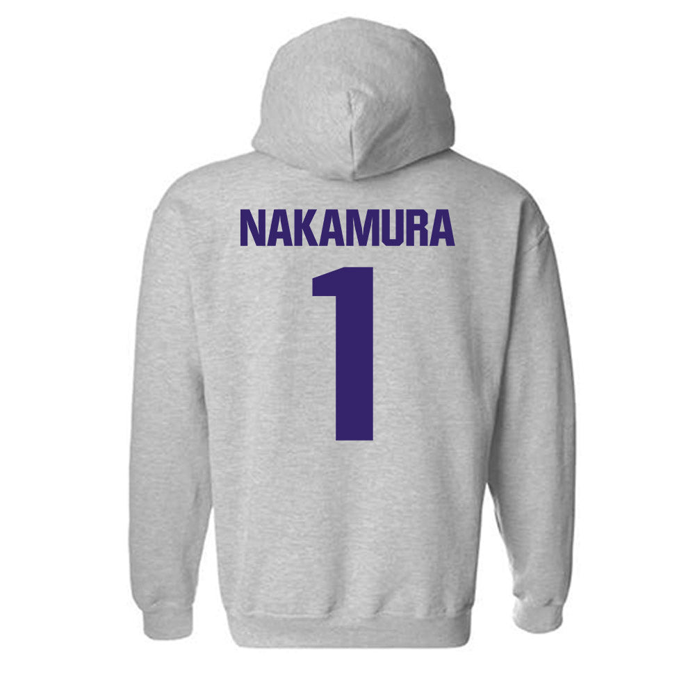 Portland - NCAA Baseball : Logan Nakamura - Classic Shersey Hooded Sweatshirt-1