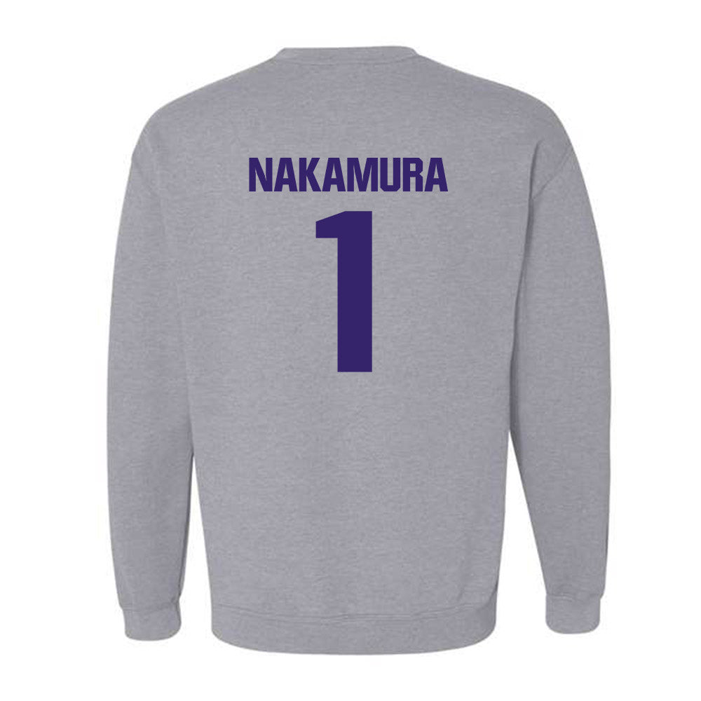 Portland - NCAA Baseball : Logan Nakamura - Classic Shersey Crewneck Sweatshirt-1