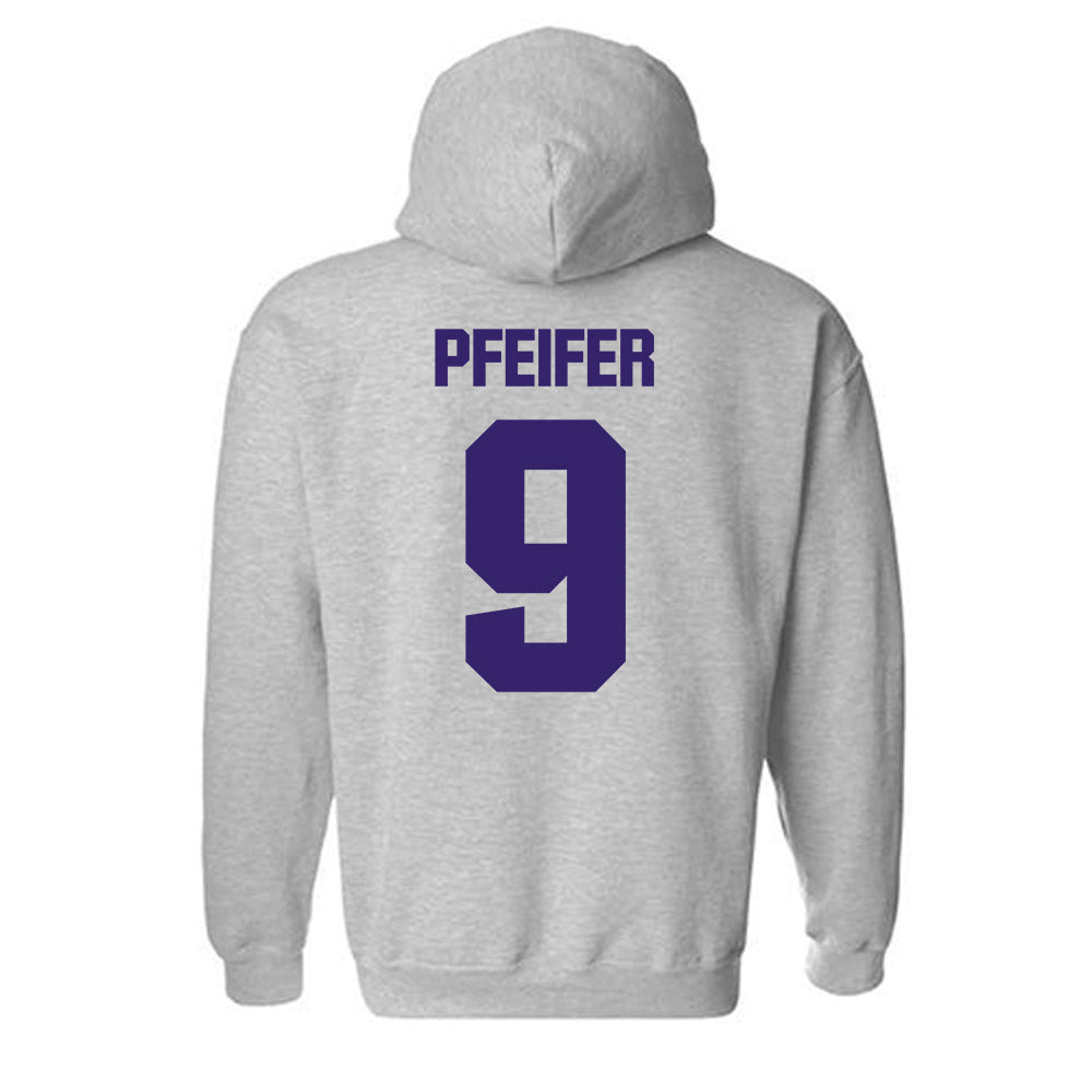 Portland - NCAA Baseball : Isaac Pfeifer - Classic Shersey Hooded Sweatshirt-1