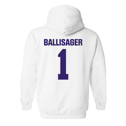 Portland - NCAA Men's Basketball : Jermaine Ballisager - Hooded Sweatshirt-1