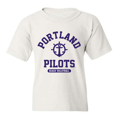 Portland - NCAA Beach Volleyball : Tate Mercer - Youth T-Shirt-0