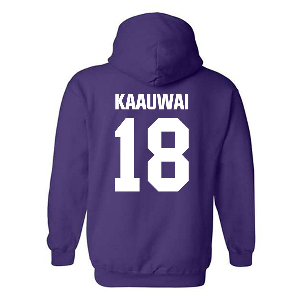 Portland - NCAA Women's Volleyball : Taina Kaauwai - Hooded Sweatshirt-1