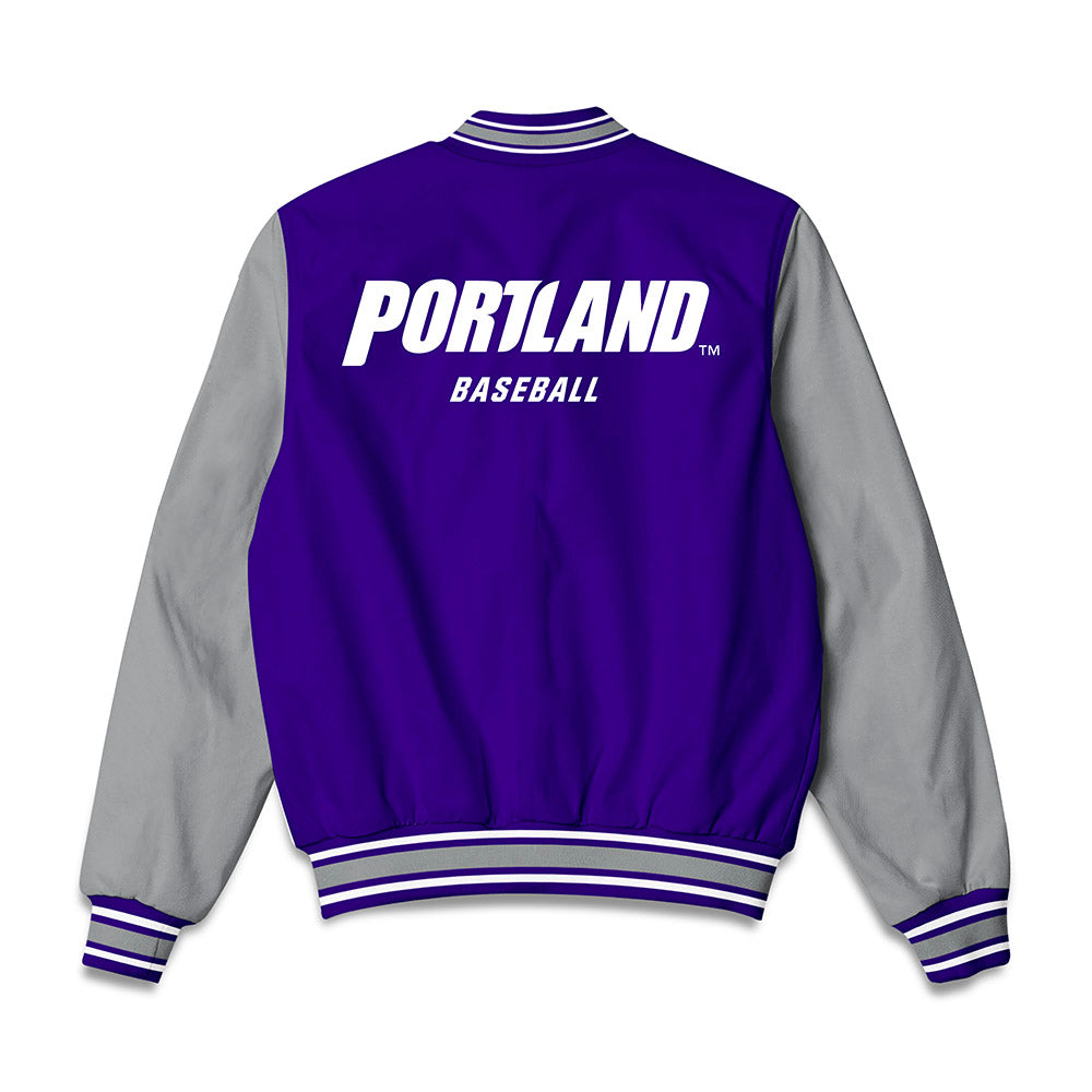 Portland - NCAA Baseball : Jonas Salk - Bomber Jacket-1