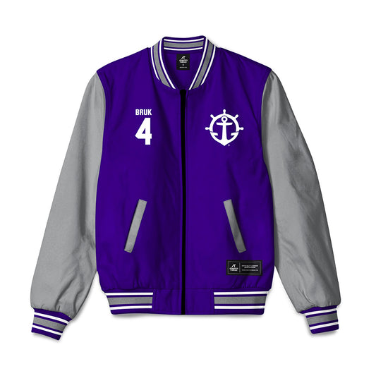 Portland - NCAA Beach Volleyball : Valerie Bruk - Bomber Jacket-0