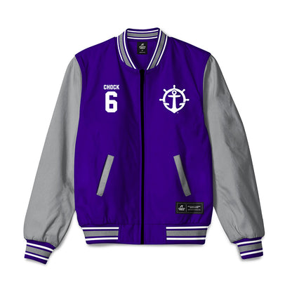 Portland - NCAA Women's Volleyball : Larkin Chock - Bomber Jacket-0