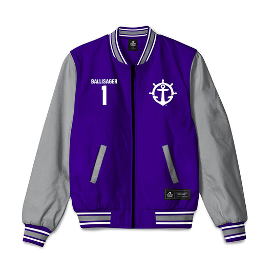 Portland - NCAA Men's Basketball : Jermaine Ballisager - Bomber Jacket-0