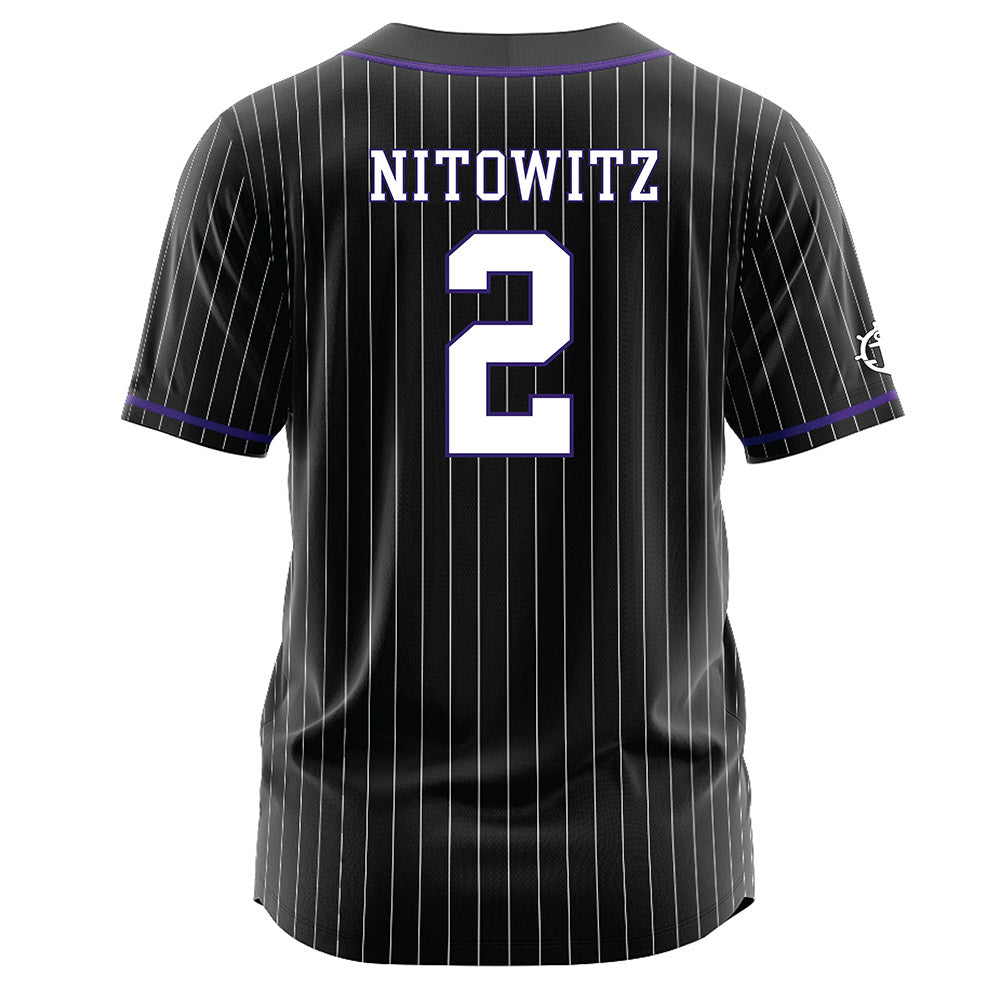 Portland - NCAA Baseball : Cody Nitowitz - Black Jersey-1