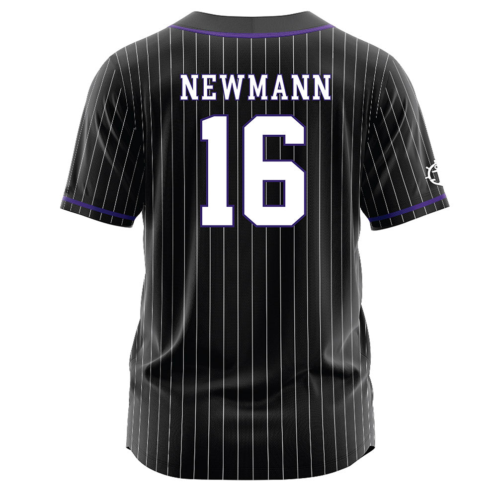 Portland - NCAA Baseball : Trey Newmann - Black Jersey-1