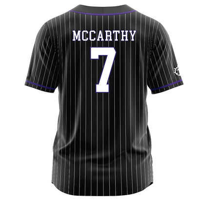 Portland - NCAA Baseball : Riley McCarthy - Black Jersey-1
