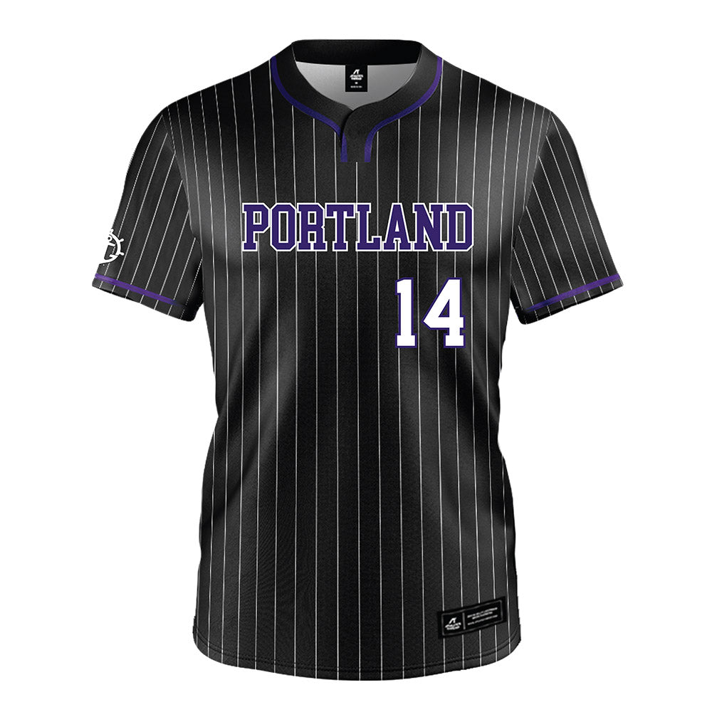 Portland - NCAA Baseball : Jonas Salk - Black Jersey-0