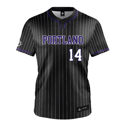 Portland - NCAA Baseball : Jonas Salk - Black Jersey-0