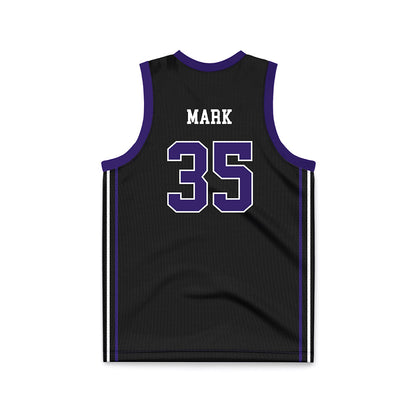 Portland - NCAA Women's Basketball : Alexis Mark - Black Basketball Jersey-1