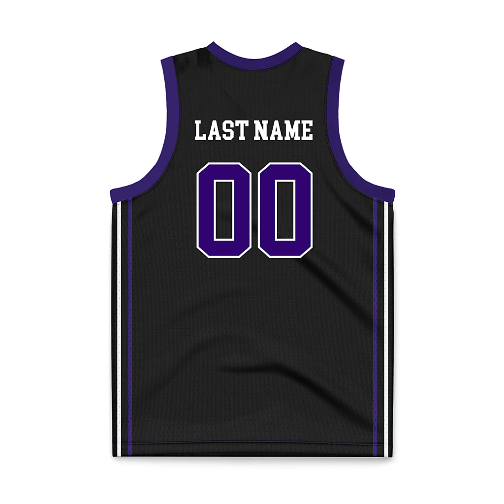 Portland - NCAA Women's Basketball : - Black Basketball Jersey-1