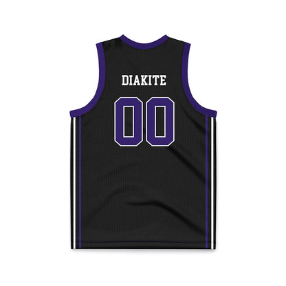 Portland - NCAA Women's Basketball : Goundo Diakite - Black Basketball Jersey-1
