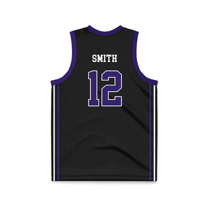 Portland - NCAA Women's Basketball : Brynn Smith - Black Basketball Jersey-1