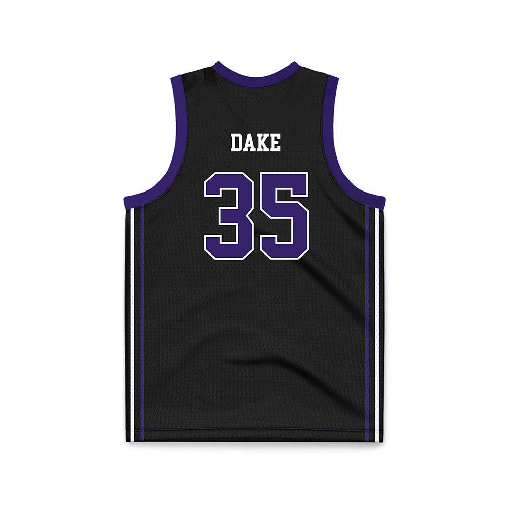 Portland - NCAA Women's Basketball : Camille Dake - Black Basketball Jersey-1