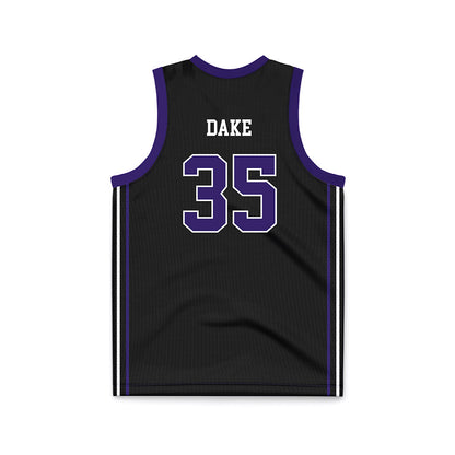 Portland - NCAA Women's Basketball : Camille Dake - Black Basketball Jersey-1
