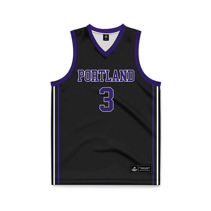 Portland - NCAA Women's Basketball : Florence Dallow - Black Basketball Jersey-0