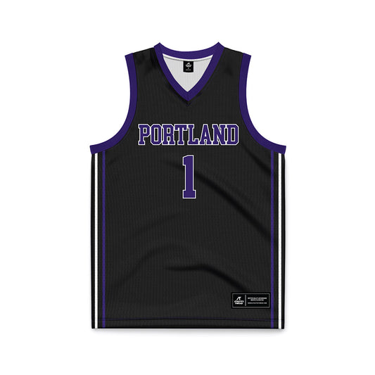 Portland - NCAA Women's Basketball : McKelle Meek - Black Basketball Jersey-0