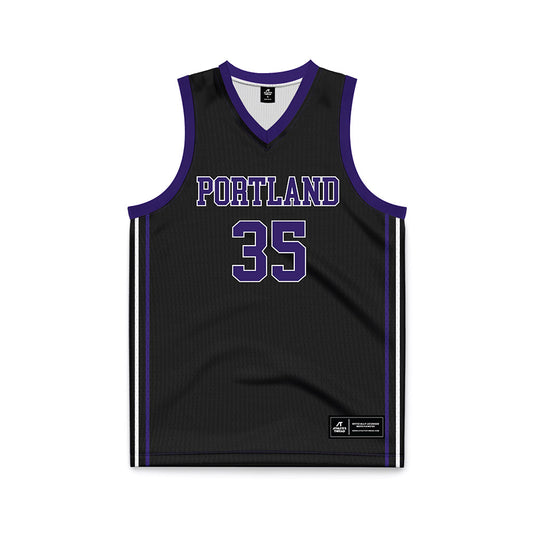 Portland - NCAA Women's Basketball : Camille Dake - Black Basketball Jersey-0